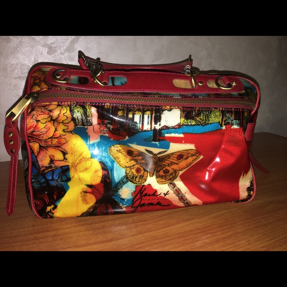 Badgley Mischa mark & James patent leather handbag